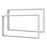 2x4FT Surface Mount Kit for 24"x48" LED Panel Lights, Aluminum Frame