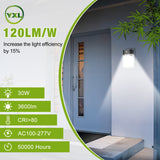 YXL-LIGHTING LED Wall Pack Lights With Dusk To Dawn Photocell, AC100-277V, Wall Pack Lights Outdoor Led For Porch Garden Garage Warehouse Security Lighting