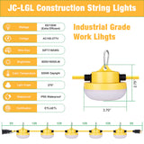 YXL-LIGHTING LED Construction String Lights 65W/130W, Flat Series