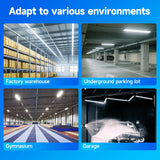 4FT LED Vapor Tight Light Fixture, 10-in-1 Adjustable (4 Power/5CCT)