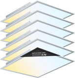 2FTx2FT 40W LED Flat Panel Light, 5200 LM, Wattage and Color Temperature Adjustable