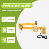 YXL 30W LED Loading Dock Light with Folding Arm, 39,00 Lumens, 100-277V,360° Rotatable Lamp Head, IP65 Rated ETL Listed for Trailers, Docks, Warehouses, Container