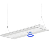 YXL LIGHTING LED Linear High Bay Shop Lights With PIR, Power And Color Temperatures Adjustable