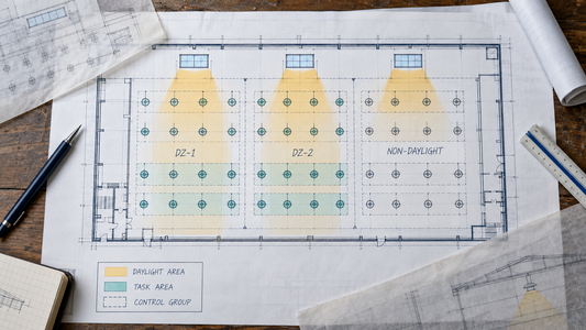Draw the Daylight Zone Before You Add Sensors to Warehouse High Bays