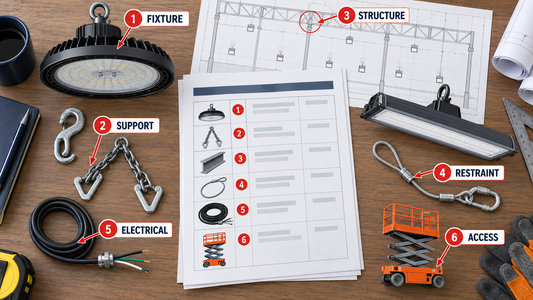 Before You Rent the Lift: Check the High Bay Mounting Hardware