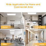 2FTx4FT 72W LED Flat Panel Lights, 9360 LM, Wattage and Color Temperature Adjustable