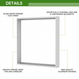 2x2FT Surface Mount Kit for 24"x24" LED Panel Lights, Aluminum Frame