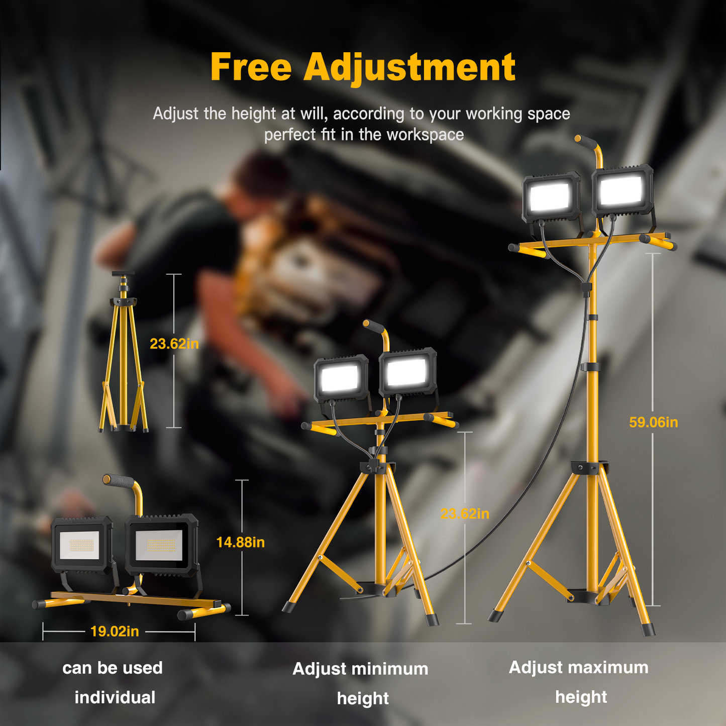 Tripod Work Light