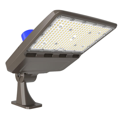 LED Parking Lot Light, LED Shoebox Light with Dusk to Dawn Photocell for Parking Lot Street Roadway