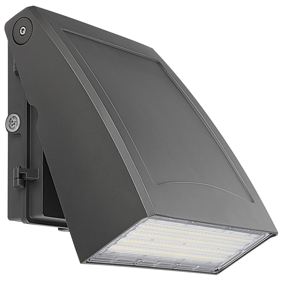 YXL-LIGHTING 40W/60W/100W LED Wall Pack Light with Dusk-to-Dawn Photocell, 0-90° Adjustable Full Cutoff Outdoor Wall Light for House Yard Garage