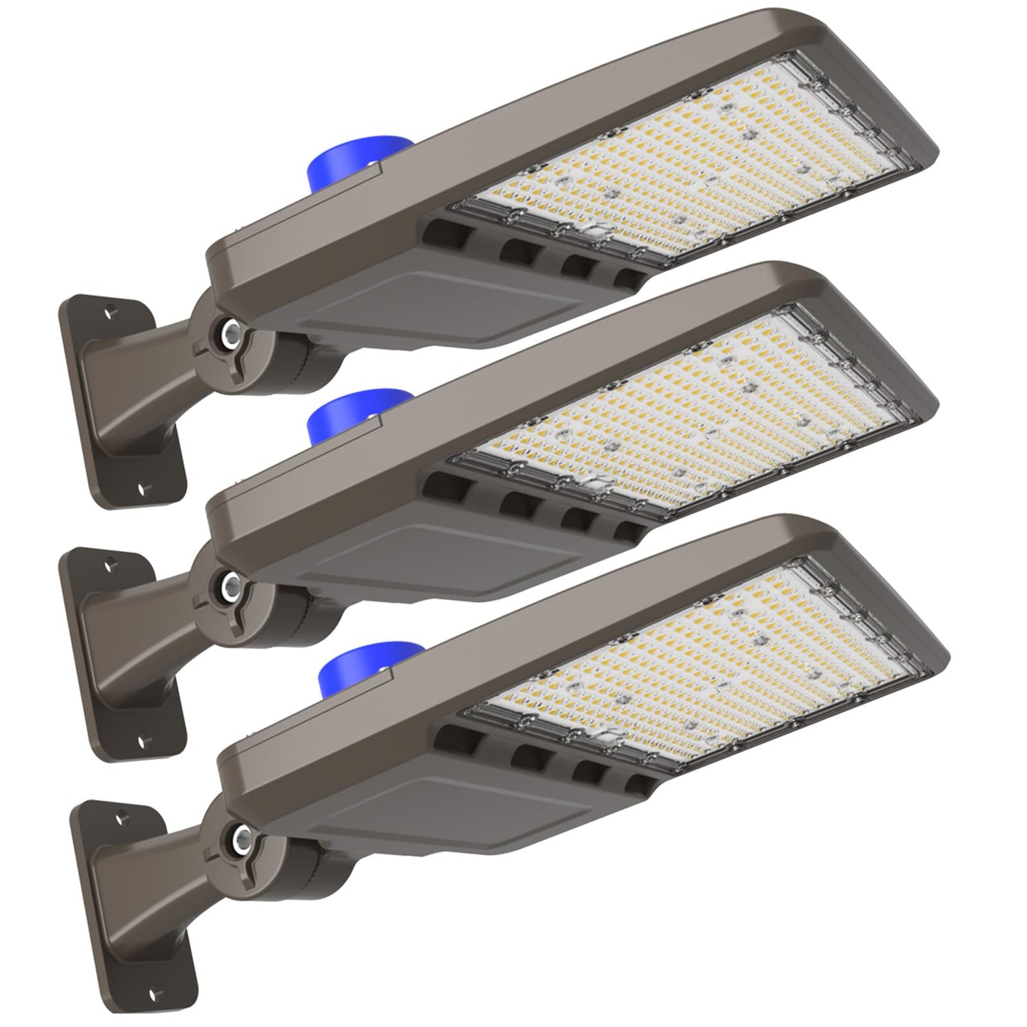 LED Parking Lot Light, LED Shoebox Light with Dusk to Dawn Photocell for Parking Lot Street Roadway