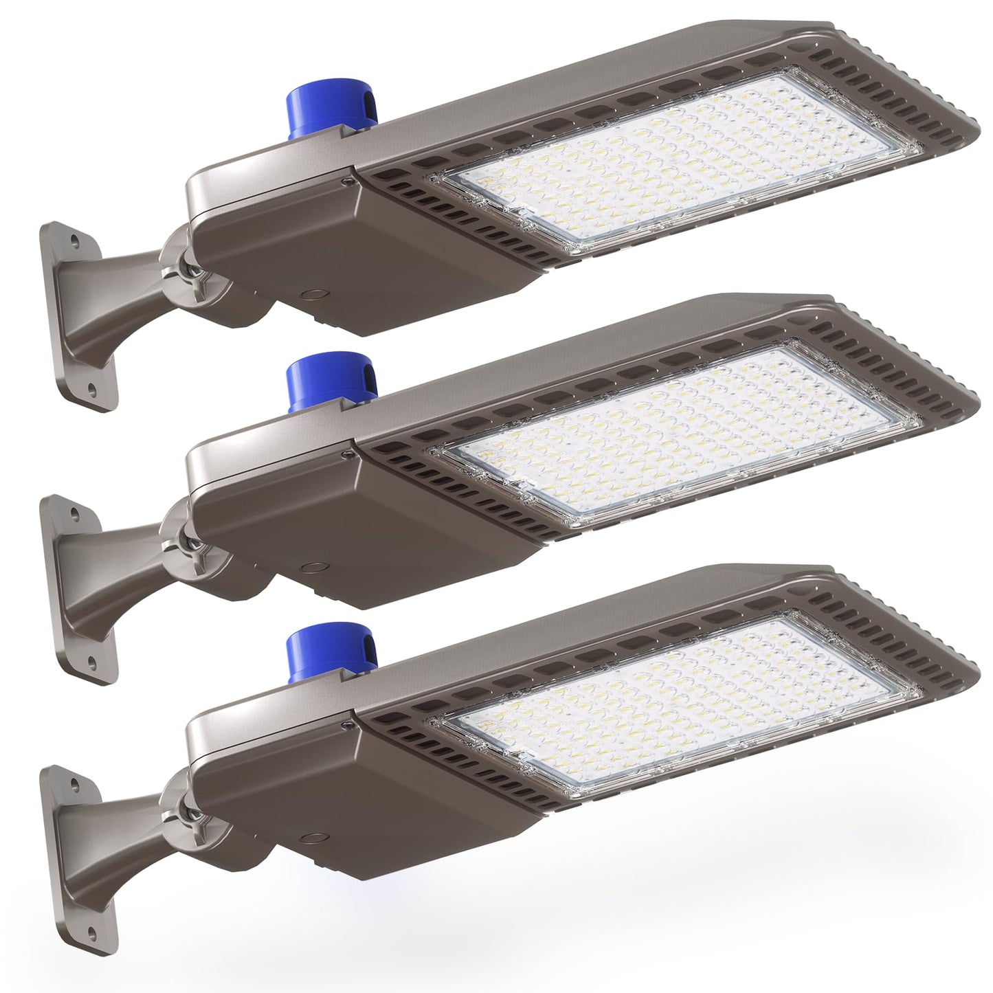 LED Parking Lot Light, LED Shoebox Light with Dusk to Dawn Photocell for Parking Lot Street Roadway