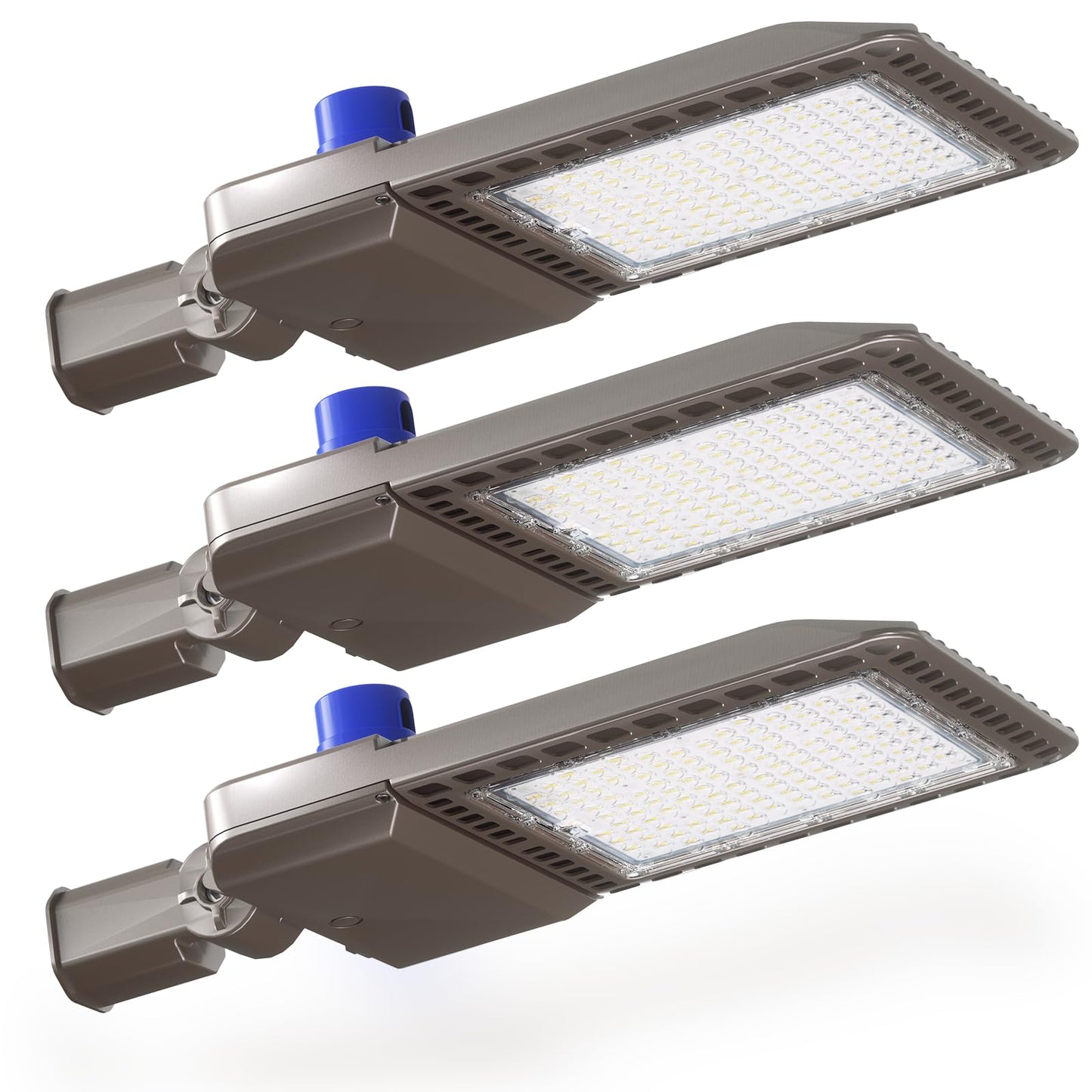 LED Parking Lot Light, LED Shoebox Light with Dusk to Dawn Photocell for Parking Lot Street Roadway