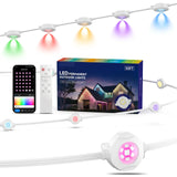 50FT LED Permanent Outdoor Lights, RGB Eaves Light with App Control Remote