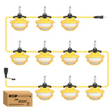 YXL-LIGHTING LED Construction String Lights 65W/130W, Round Series