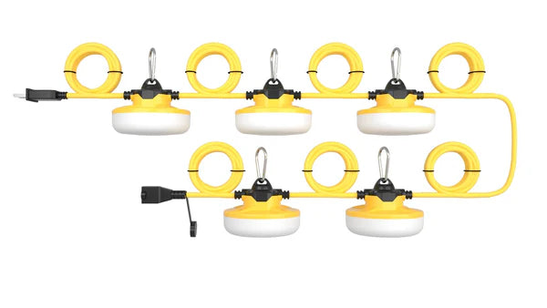 YXL LIGHTING LED Construction String Lights 65W/130W, Flat Series