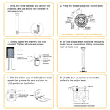 LED Bollard Light- CCT & Power Selectable - 26 Watts Max | 3,200 Lumens Max | 3000K, 4000K, 5000K Selectable