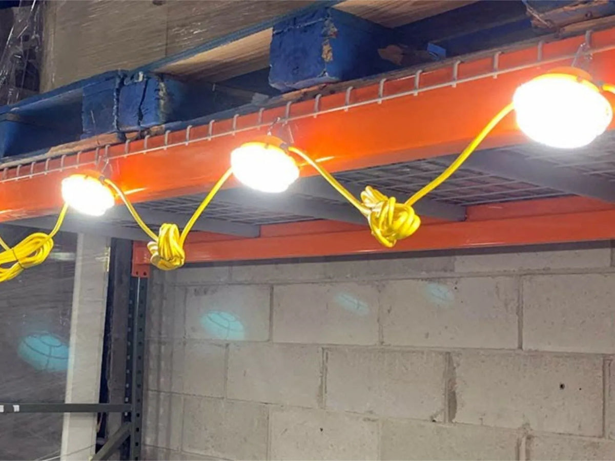Guirlandes lumineuses pour chantier