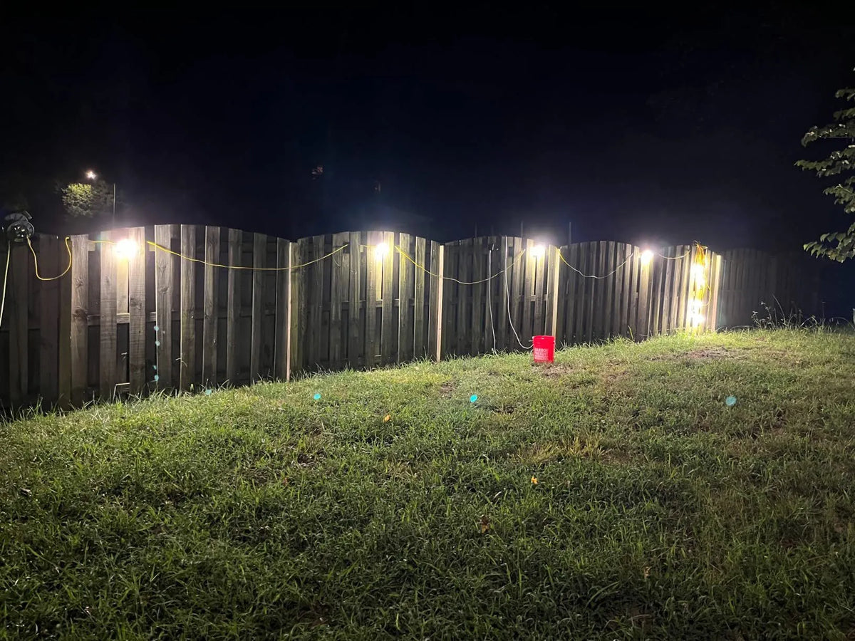 Guirlandes lumineuses pour chantier