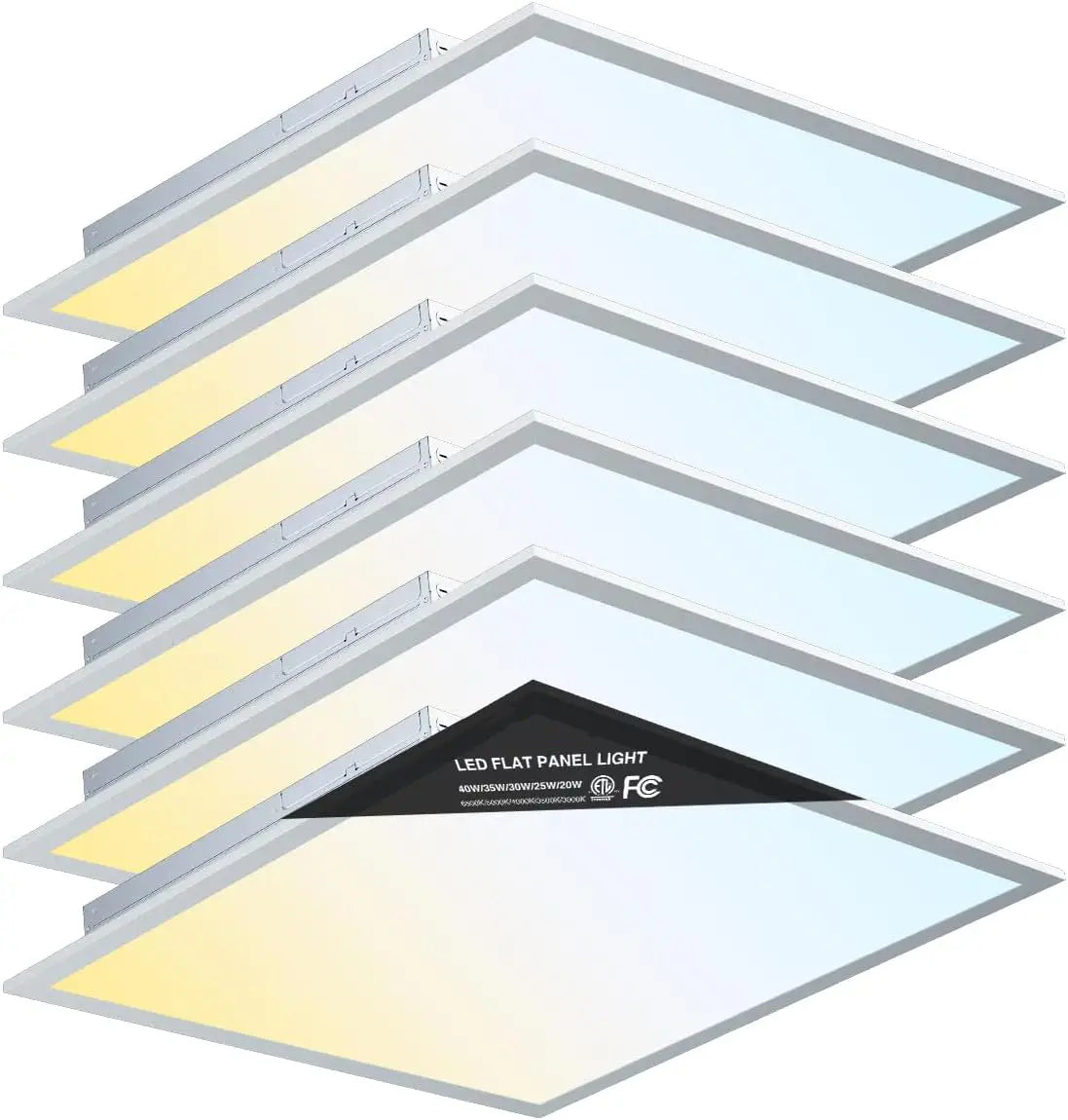 Led Flat Module Light 2FTx2FT 40W LED Flat Panel Light, 5200 LM, Wattage and Color Temperatu ...