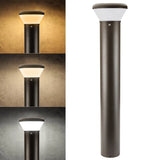 LED Bollard Light- CCT & Power Selectable - 26 Watts Max | 3,200 Lumens Max | 3000K, 4000K, 5000K Selectable