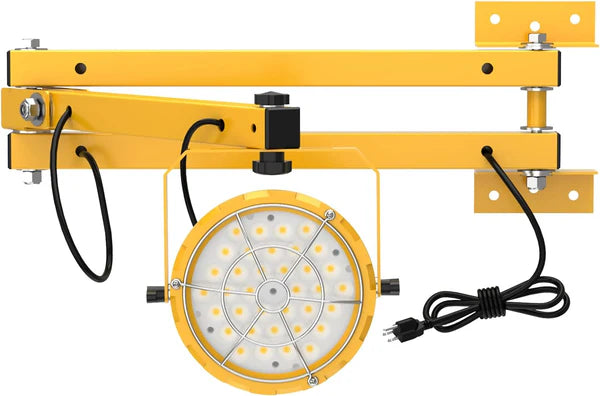 LED Loading Dock Lights With Swing Double Arm, B1 Series