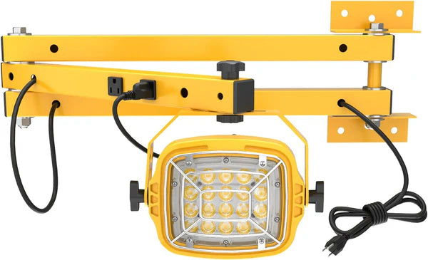 YXL LIGHTING LED Loading Dock Lights With Swing Double Arm, B2 Series