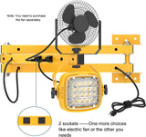 YXL LIGHTING LED Loading Dock Lights With Swing Double Arm, B2 Series