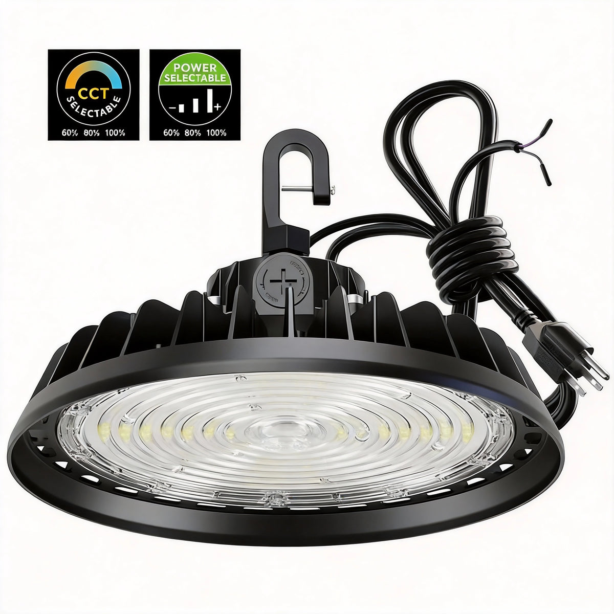 YXL LIGHTING High Bay LED Lights - Selectable Wattage & CCT Series