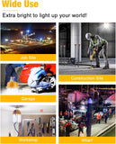 YXL Electronic Temporary Work Light, 60W 7,200LM HID/HPS 5000K, Portable Hanging Construction Light